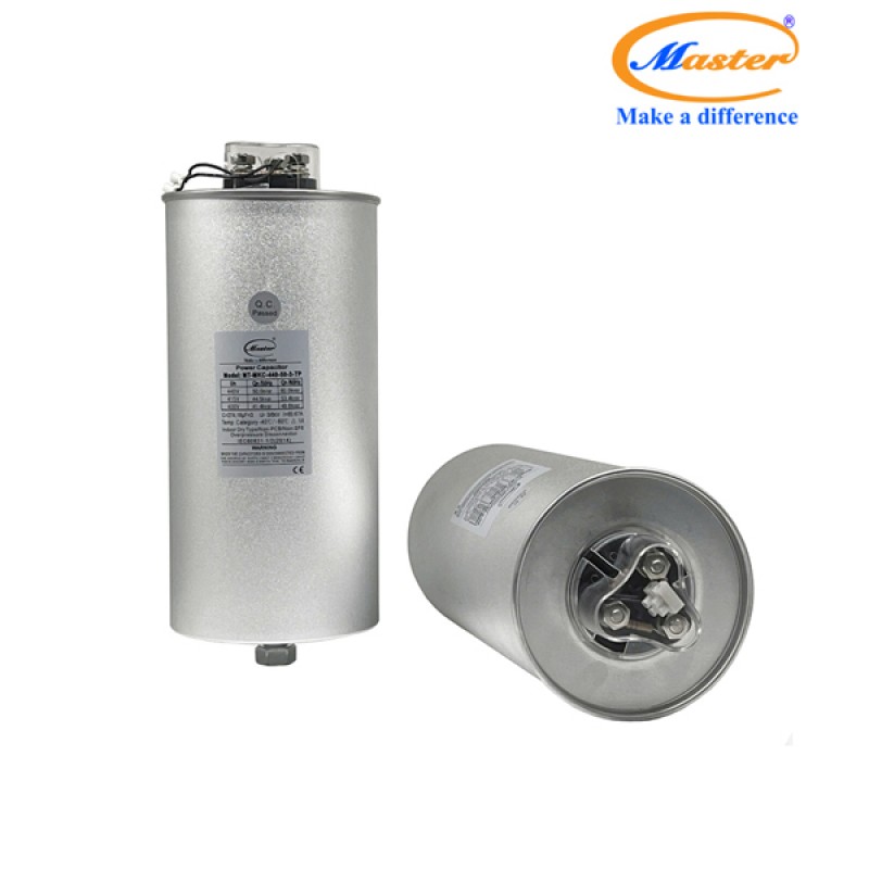 Tụ Bù Chống Cháy Nổ Master Tròn Loại Khô 3P 50KVAR 440VAC