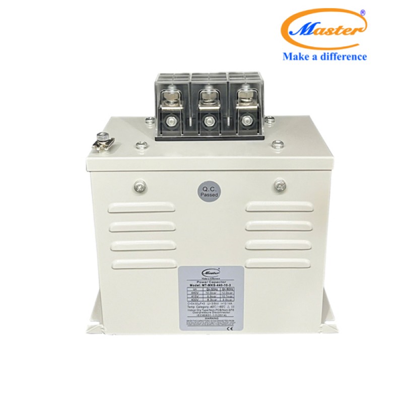 Tụ Bù Chống Cháy Nổ Master Vuông Loại Khô 3P 10KVAR 440VAC