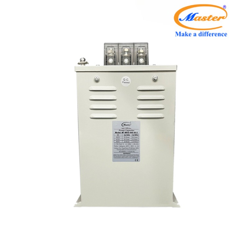 Tụ Bù Chống Cháy Nổ Master Vuông Loại Khô 3P 30KVAR 440VAC