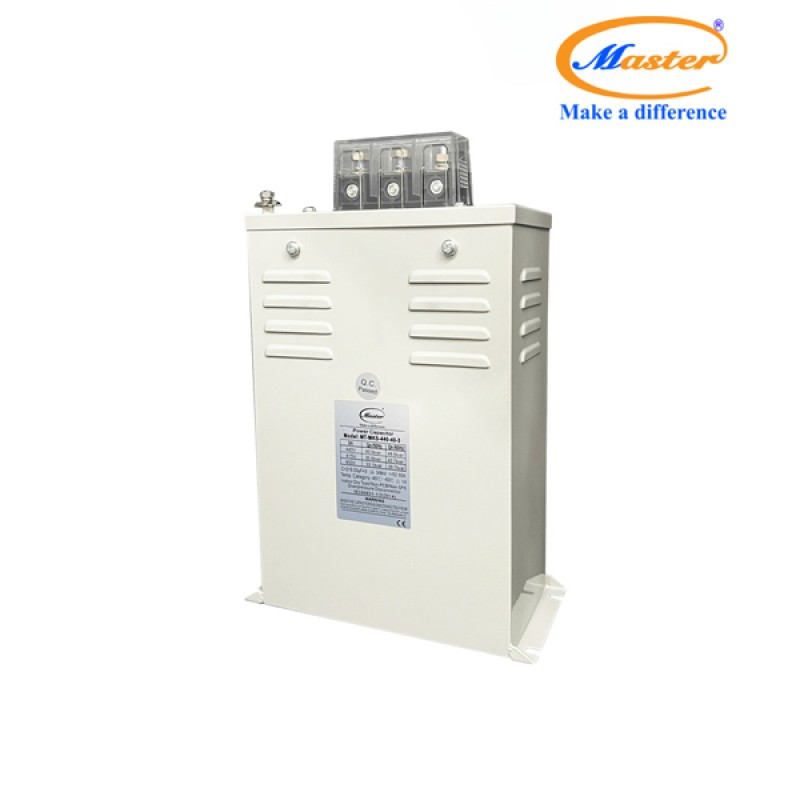Tụ Bù Chống Cháy Nổ Master Vuông Loại Khô 3P 40KVAR 440VAC