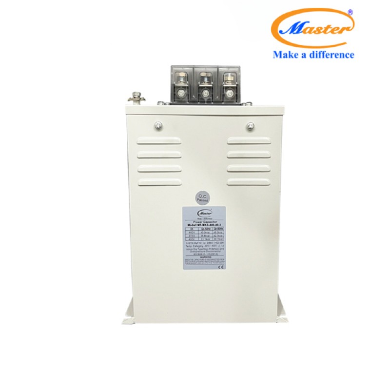 Tụ Bù Chống Cháy Nổ Master Vuông Loại Khô 3P 40KVAR 440VAC