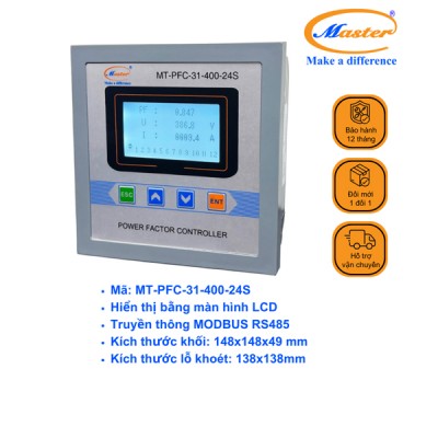 Bộ Điều Khiển Tụ Bù MT-PFC-31-400-24S Master