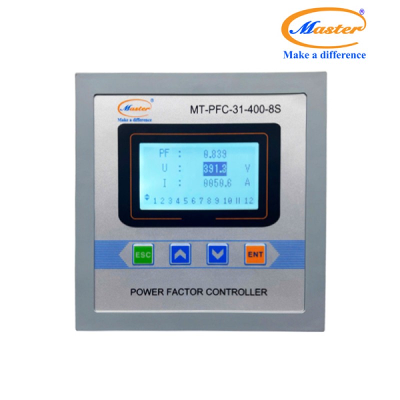 Bộ Điều Khiển Tụ Bù MT-PFC-31-400-8S Master