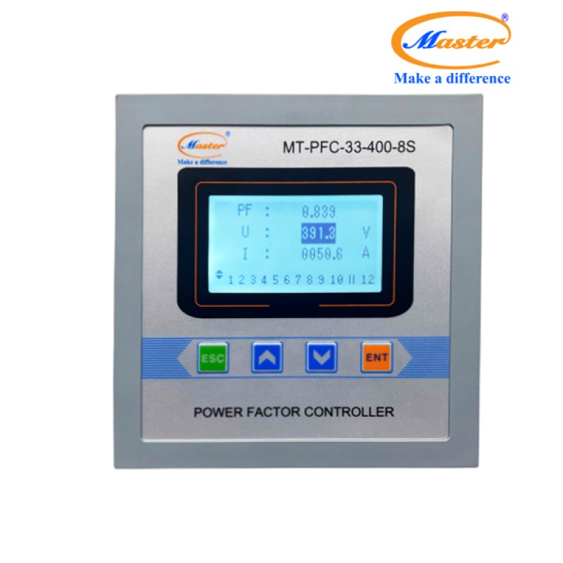 Bộ Điều Khiển Tụ Bù Hệ Số Công Suất MT-PFC-33-400-8S Master