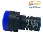Đèn Báo Pha Xanh Dương Master - Đầu Vòm Phản Quang