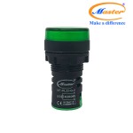 Đèn Báo Pha Xanh Lá Master - Đầu Phẳng