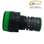 Đèn Báo Pha Xanh Lá Master - Đầu Phẳng