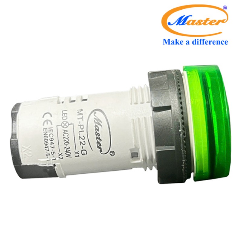 Đèn báo led xanh lá Master