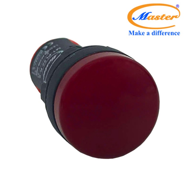 Đèn Báo Pha Đỏ Master - Đầu Vòm Phản Quang