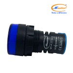 Đèn Báo Pha Xanh Dương Master - Đầu Phẳng