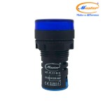Đèn Báo Pha Xanh Dương Master - Đầu Phẳng