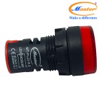 Đèn Báo Pha Đỏ Master - Đầu Phẳng