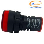 Đèn Báo Pha Đỏ Master - Đầu Phẳng