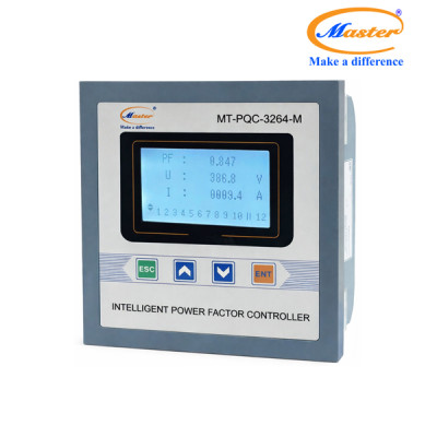 Bộ Điều Khiển Tụ Bù Thông Minh Master MT-PQC-3264-M – Điều Khiển Hỗn Hợp Sao - Tam Giác, 64 Cấp