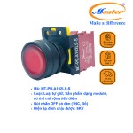 Nút Nhấn OFF Có Đèn Màu Đỏ Master - Loại Tự Giữ