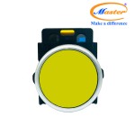 Nút Nhấn RESET Màu Vàng Master - Viền Mạ Bạc