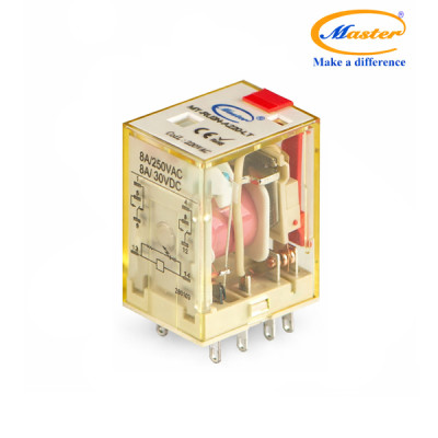 Relay Trung Gian 8 Chân MT-RU2N-A220-LT Master