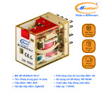 Relay Trung Gian 14 Chân 110VAC MT-RU4N-A110-LT Master