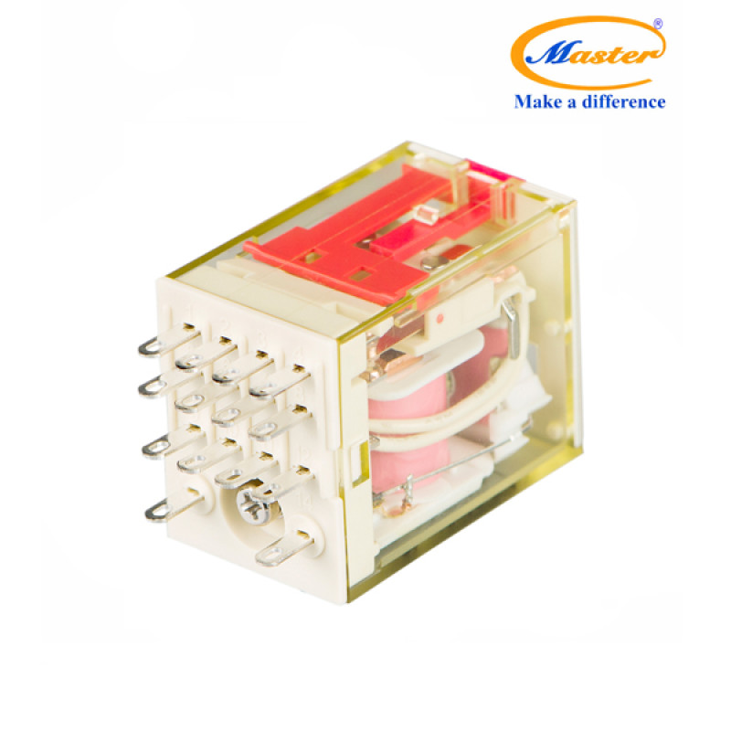 Relay Trung Gian 14 Chân MT-RU4N-A220-LT Master