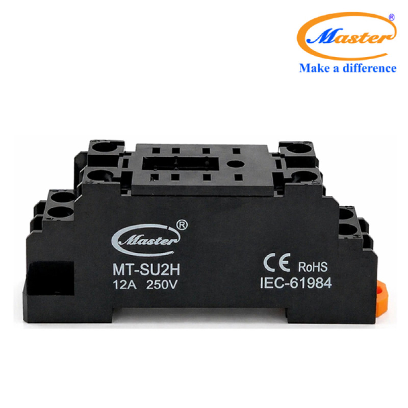 Đế Relay Trung Gian 8 Chân 12A MT-SU2H Master