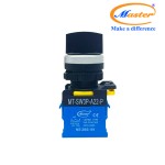 Công Tắc Xoay 3 Vị Trí Master - Viền Mạ Bạc