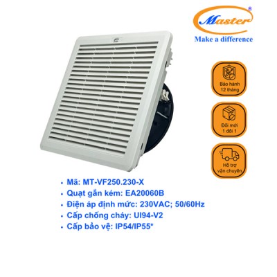 Quạt Hút Kèm Miệng Gió Có Gioăng Kín Nước MT-VF250.230-X