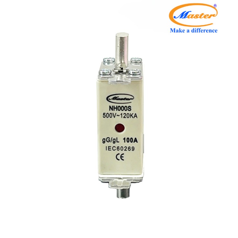 Cầu Chì Dòng Cắt Mạch Cao NH000S 100A Master