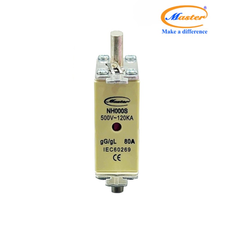 Cầu Chì Dòng Cắt Mạch Cao NH000S 80A Master