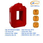 Biến Dòng Bảo Vệ PCT 1200/5A Master - Đúc Epoxy Vuông Đỏ