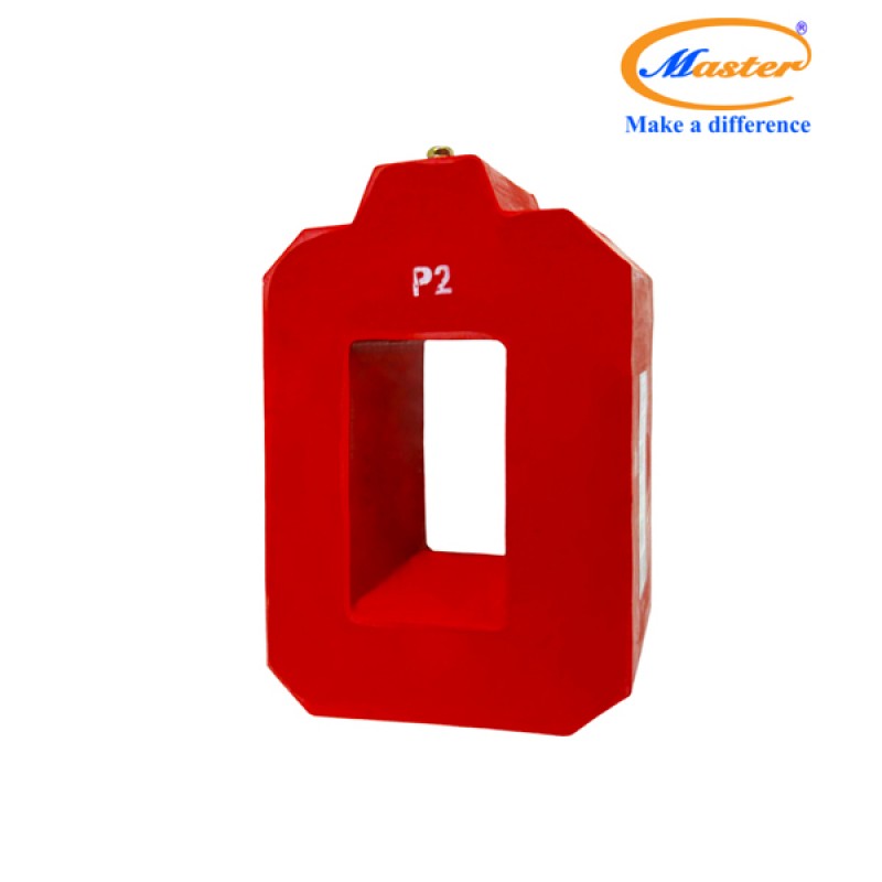 Biến Dòng Bảo Vệ PCT 1200/5A Master - Đúc Epoxy Vuông Đỏ