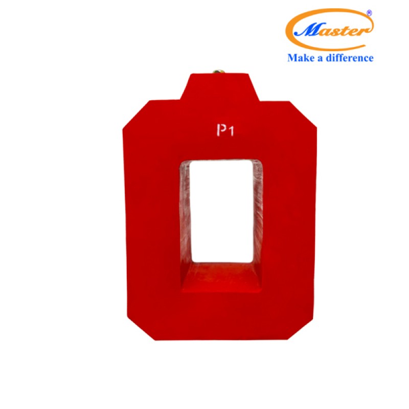 Biến Dòng Bảo Vệ PCT 800/5A Master - Đúc Epoxy Vuông Đỏ