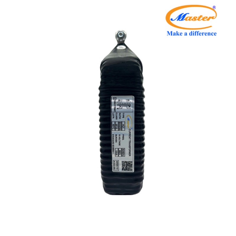 Biến Dòng Bảo Vệ PCT 6000/5A 5P10 15VA Master - Đúc Epoxy Vuông Đen