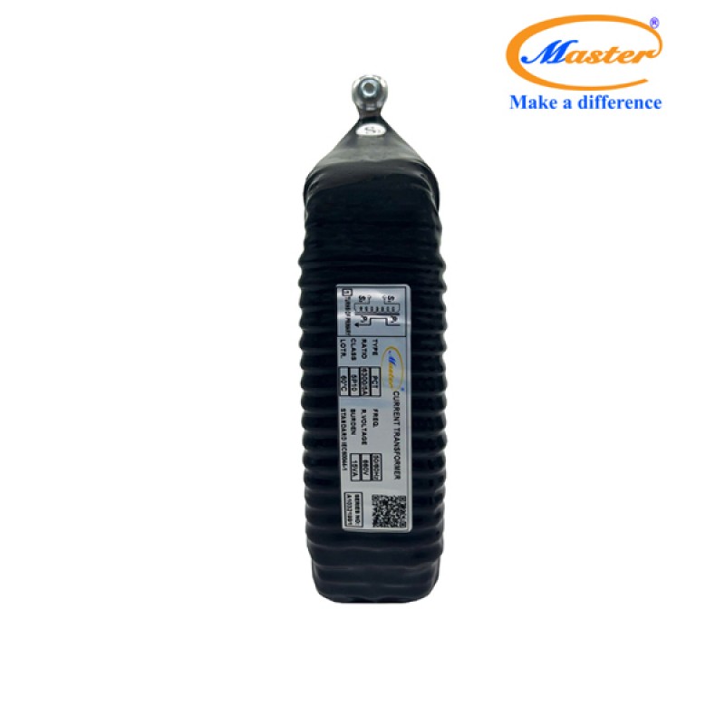 Biến Dòng Bảo Vệ PCT 6300/5A 5P10 15VA Master - Đúc Epoxy Vuông Đen