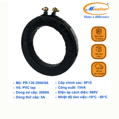 Biến Dòng Bảo Vệ Băng Quấn PR-130 2000/5A 5P10 15VA