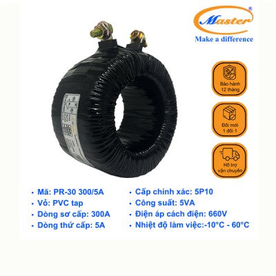 Biến Dòng Bảo Vệ Băng Quấn PR-30 300/5A 5P10 5VA