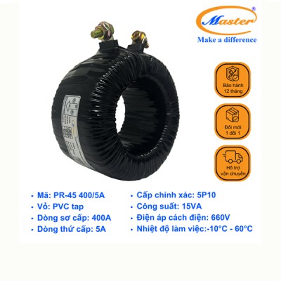 Biến Dòng Bảo Vệ Băng Quấn PR-45 400/5A 5P10 15VA