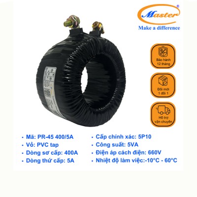 Biến Dòng Bảo Vệ Băng Quấn PR-45 400/5A 5P10 5VA