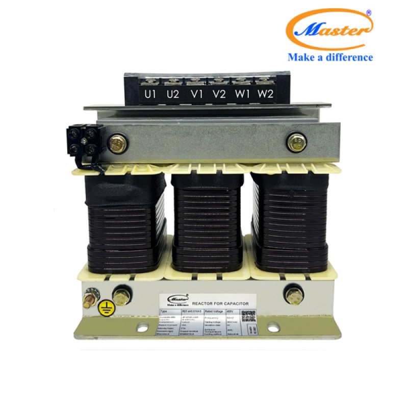 Cuộn Kháng 7% Cho Tụ Bù 3P-10KVAR 440VAC
