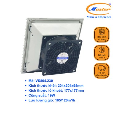 Quạt Hút Kèm Miệng Gió Lọc Bụi VS804.230 Master