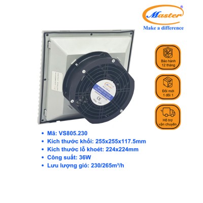 Quạt Hút Kèm Miệng Gió Lọc Bụi VS805.230 Master
