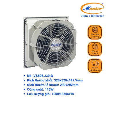 Quạt Hút Kèm Miệng Gió Lọc Bụi VS806.230-D Master